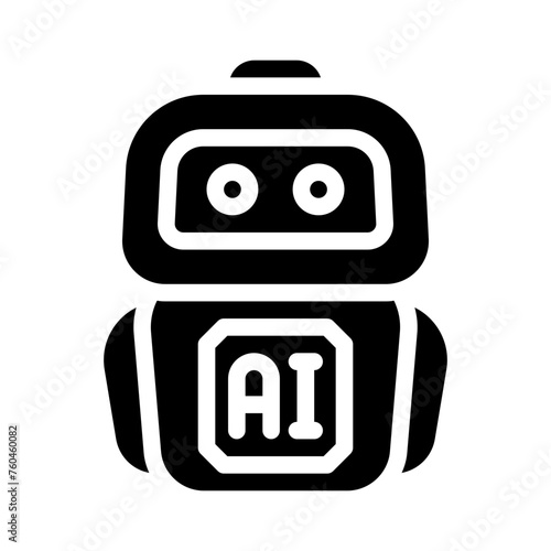 nanotechnology glyph icon