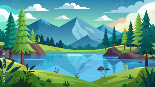 lake and the woods svg file