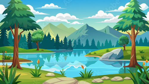 lake and the woods svg file