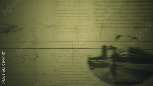 Microfilm machine library archive investigation