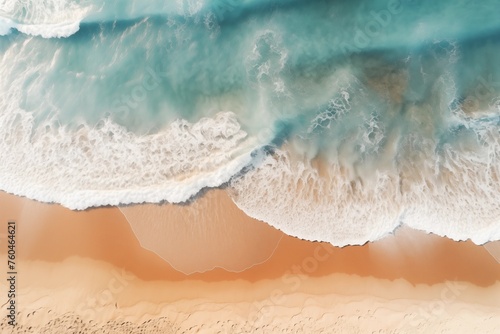 Nature photography sea and beach top view daylight