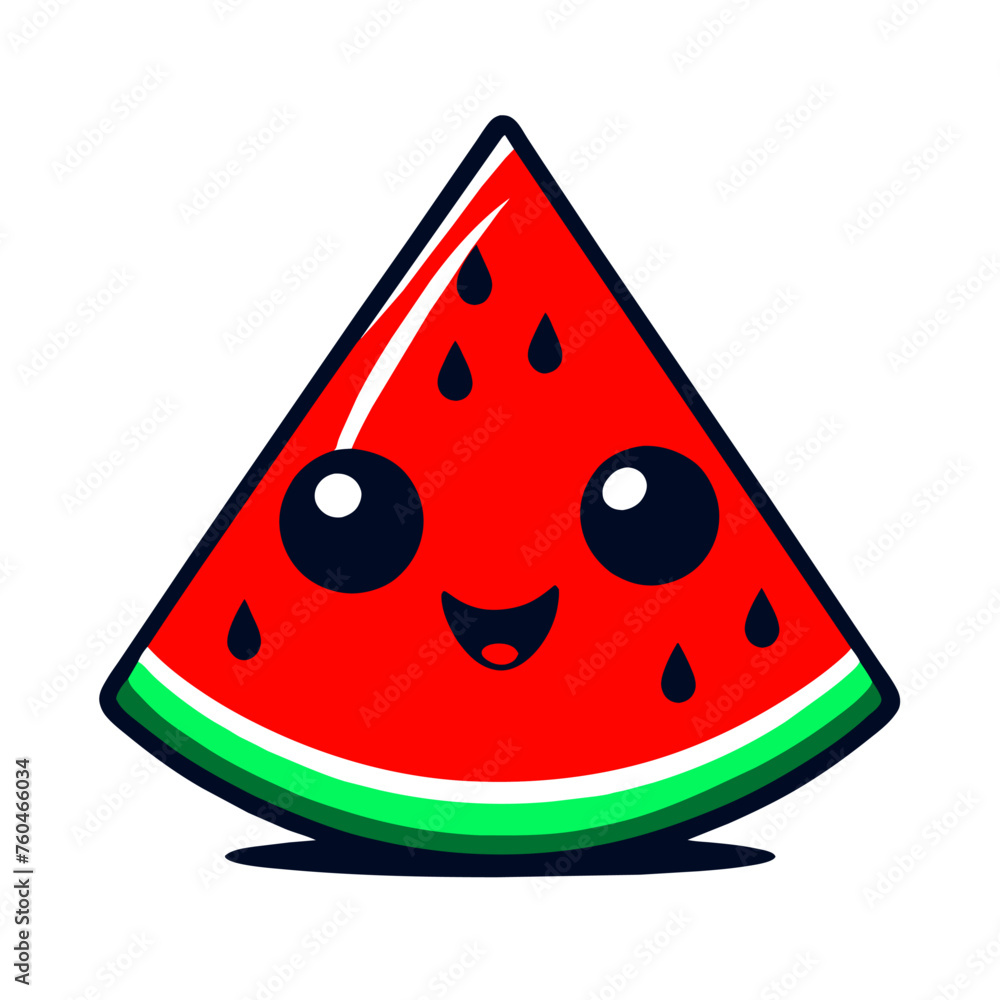 trend watermelon cartoon simple Design illustration trend watermelon cartoon simple Design illustration
