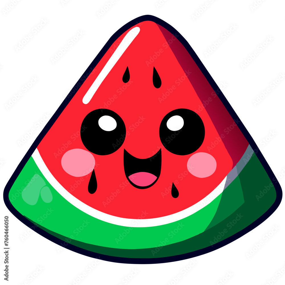 trend watermelon cartoon simple Design illustration trend watermelon cartoon simple Design illustration
