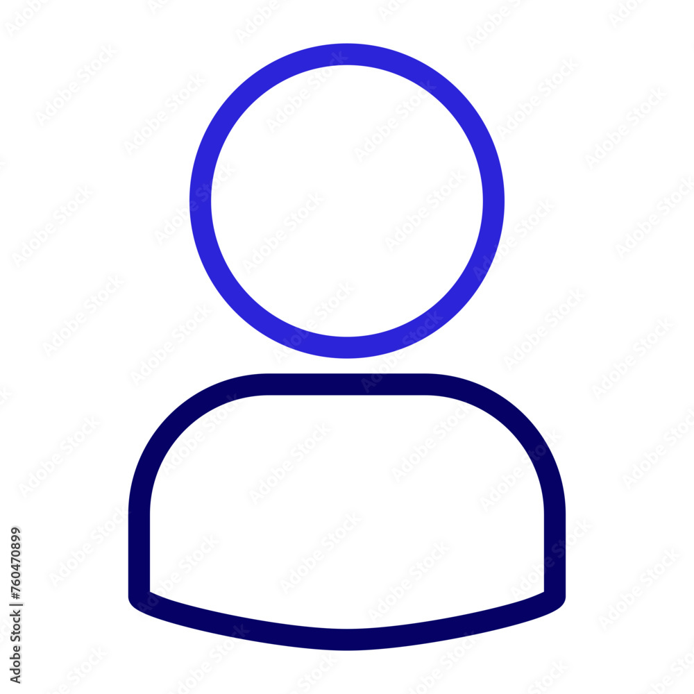 This is the Profile icon from the UX and UI icon collection with an Outline color style This is the Profile icon from the UX and UI icon collection with an Outline color style