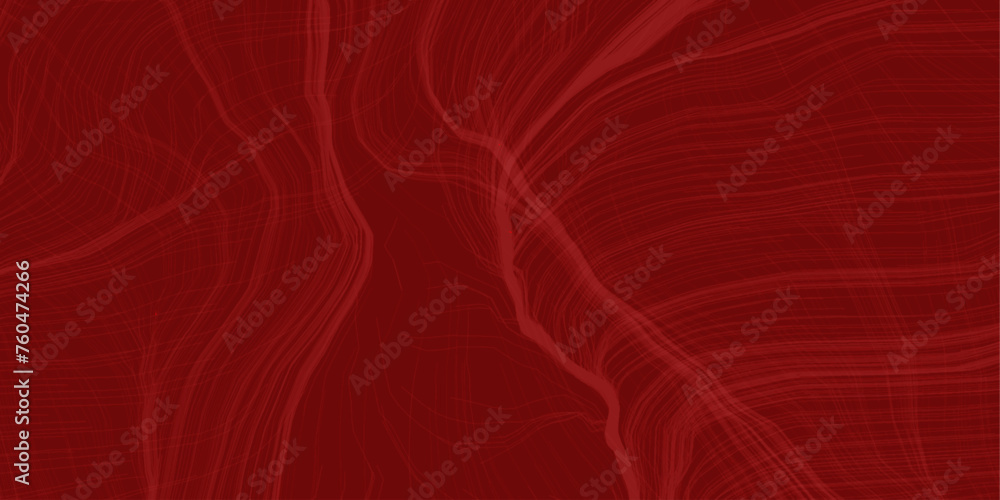 Red wave paper curved lines,geography scheme abstract background strokes on,high quality,land vector,earth map map of topography lines vector.
