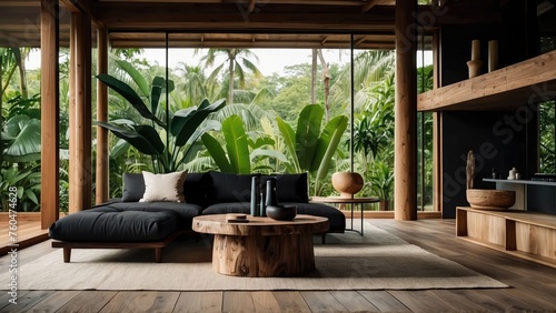 modern living room with a view design architecture