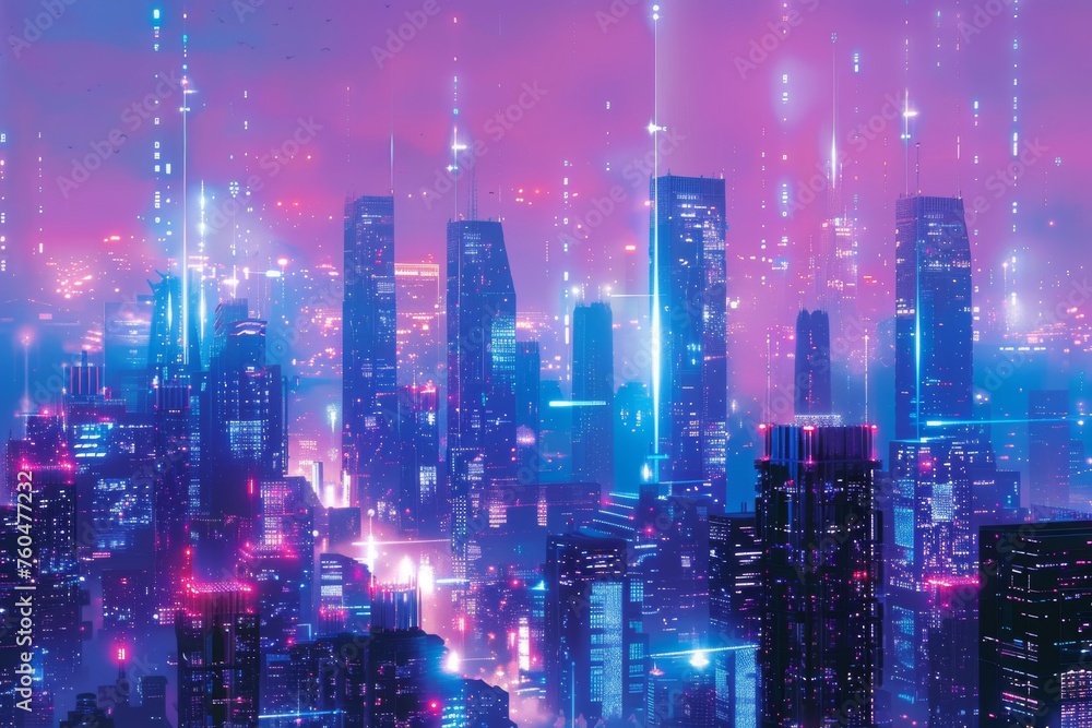 A high-resolution image of a Cyber abstract backgrounds.