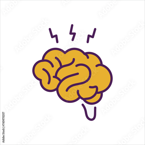 Dementia icon editable stock vector stock