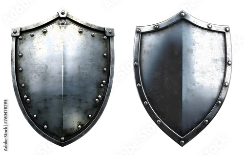 security shields isolated png on transparent background