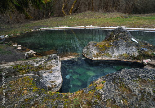 Thermal bath in Slovakia. In the Low Tatras National Park. Thermal baths almost like in Iceland