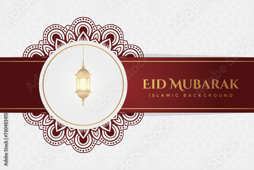 Vector elegant luxurious ramadan, eid al-fitr, islamic background decorative greeting card