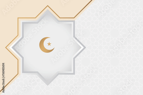 Vector elegant luxurious ramadan, eid al-fitr, islamic background decorative greeting card