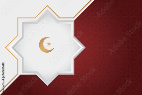 Vector elegant luxurious ramadan, eid al-fitr, islamic background decorative greeting card