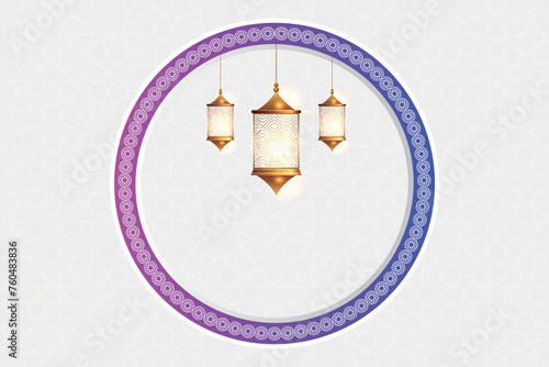 Vector elegant luxurious ramadan, eid al-fitr, islamic background decorative greeting card