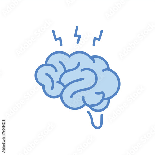 Dementia icon editable stock vector stock