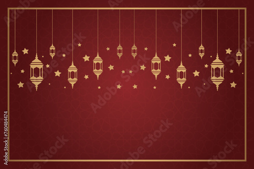 Vector elegant luxurious ramadan, eid al-fitr, islamic background decorative greeting card
