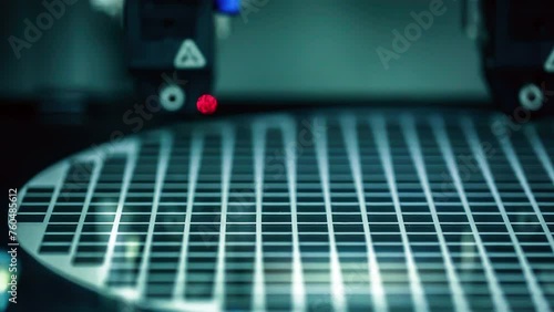 Semiconductor Manufacturing Technology - High Tech Production Plant. 