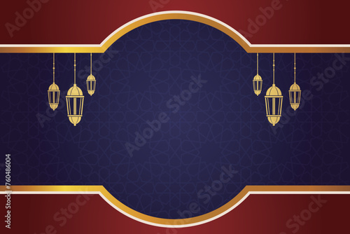 Vector elegant luxurious ramadan, eid al-fitr, islamic background decorative greeting card