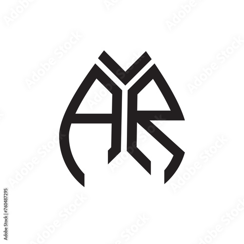 AR letter logo design.AR creative initial AR letter logo design . AR creative initials letter logo concept.