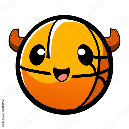 smiling ball with a smile basketbal;l