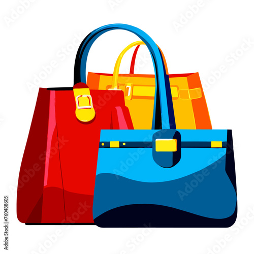 trend bags simple Design illustration