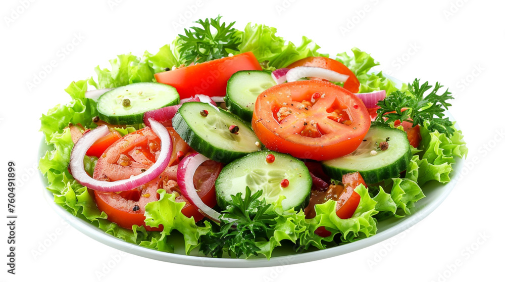 fresh vegetable salad on transparent background fresh vegetable salad on transparent background