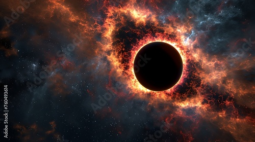 Cosmic Enigma: The Grandeur of a Black Hole 