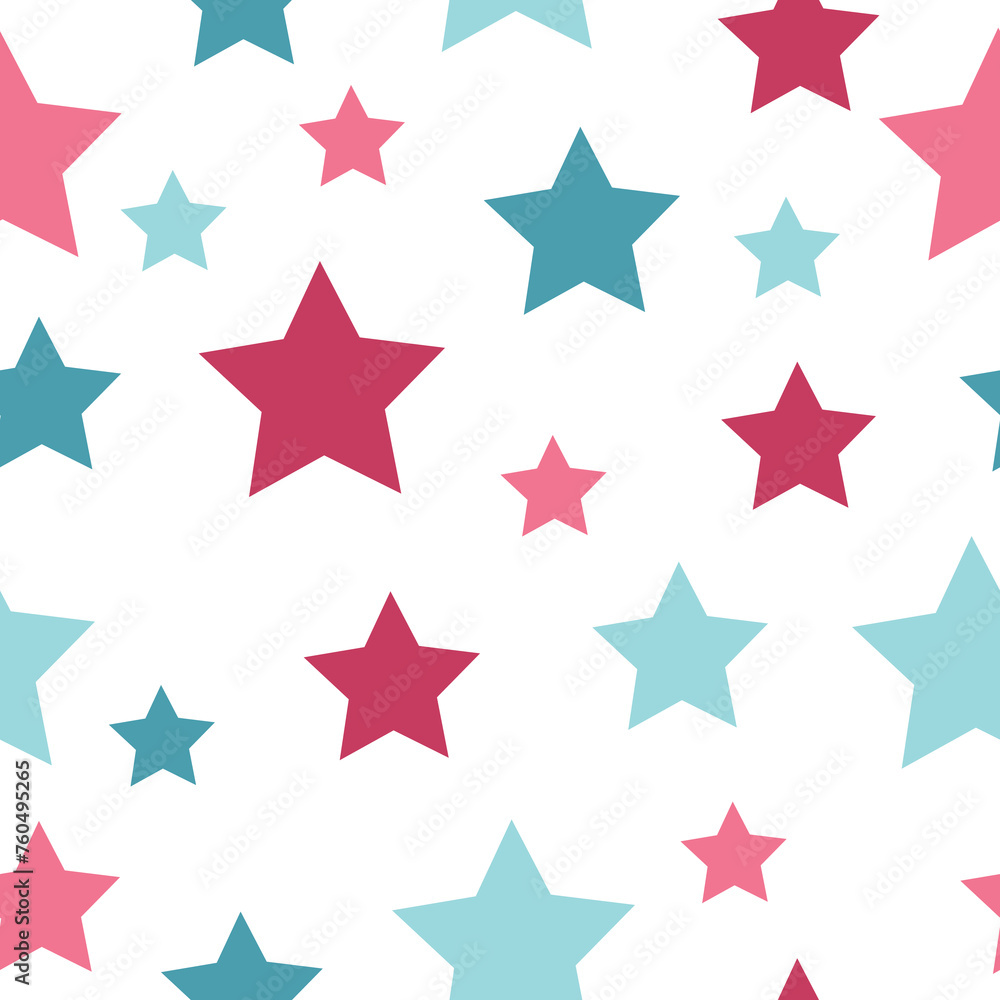 seamless background with bright neon stars seamless background with bright neon stars