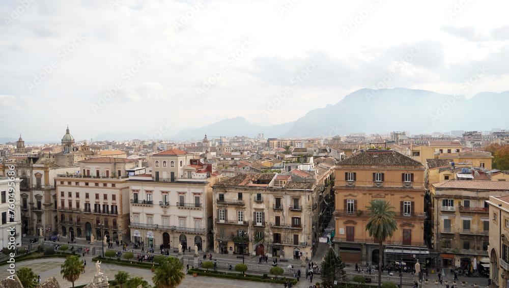 A view over Palermo Old Town, Sicily