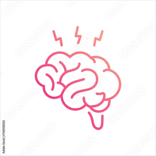 Dementia icon editable stock vector stock