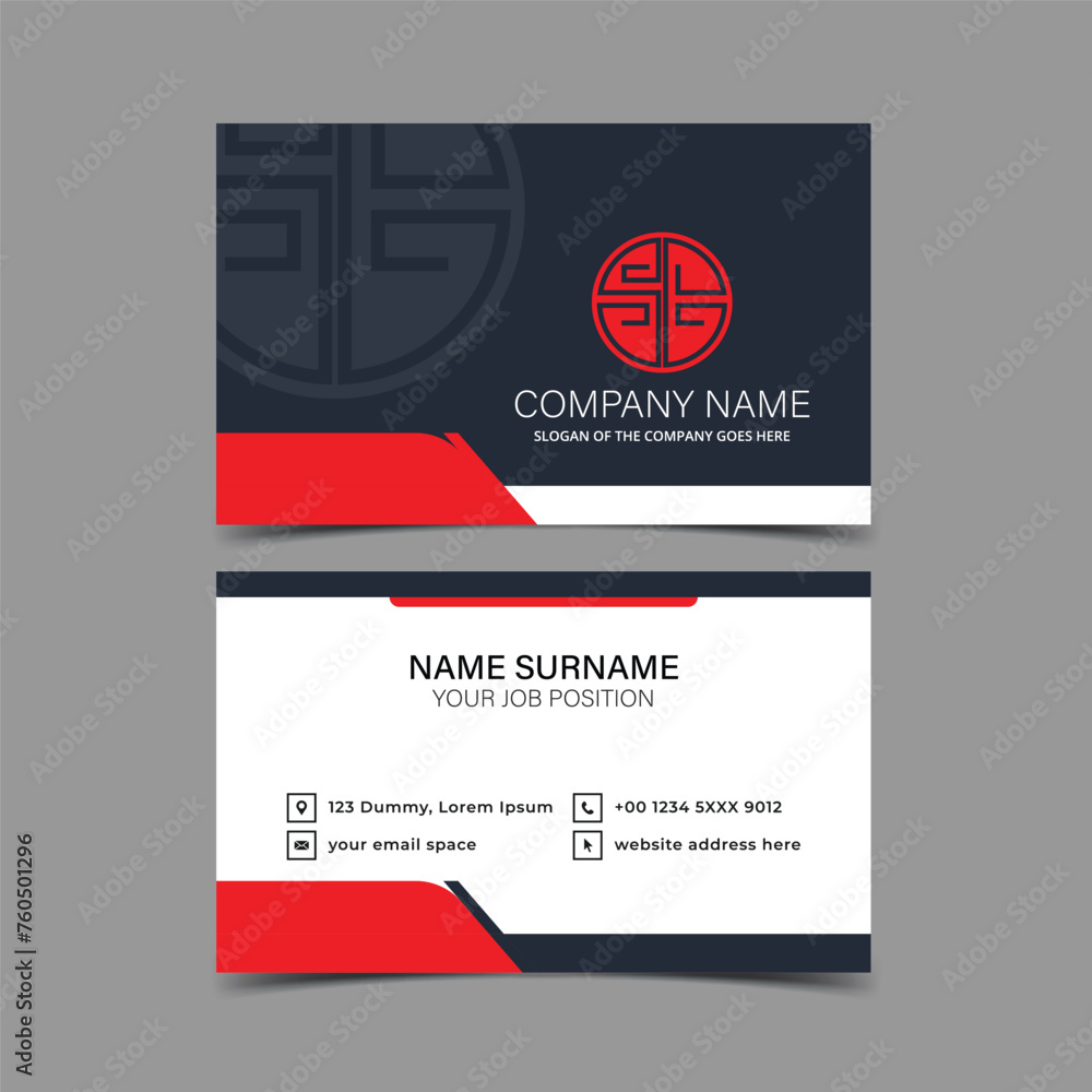 Professional and Creative Business Card Template Professional and Creative Business Card Template