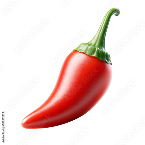 Illustration of hot chili pepper © Marinnai