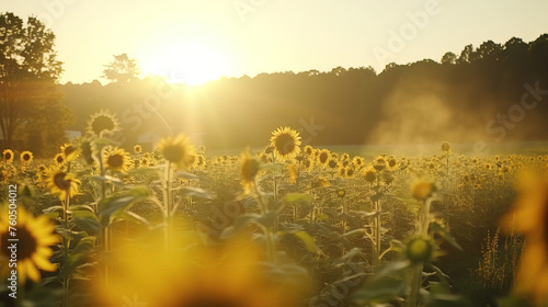 sunflower in the filed.