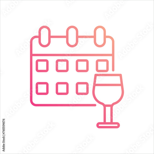 Alcoholism icon editable stock vector stock