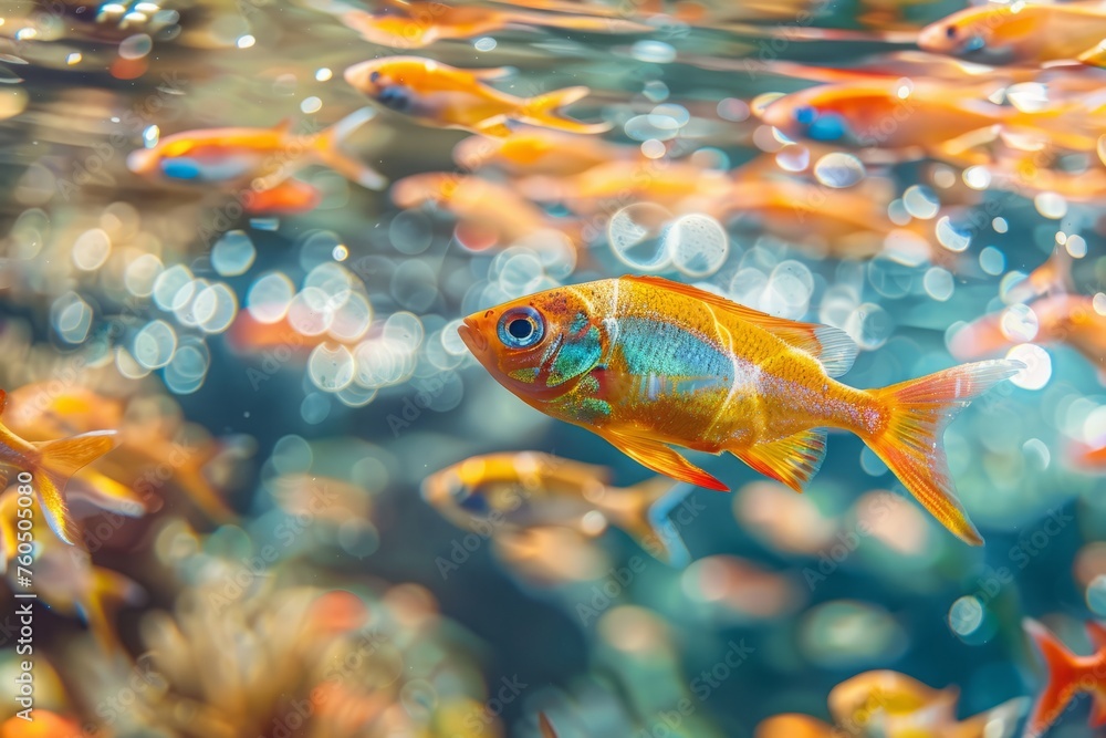 colored chinese fish. colored chinese fish.