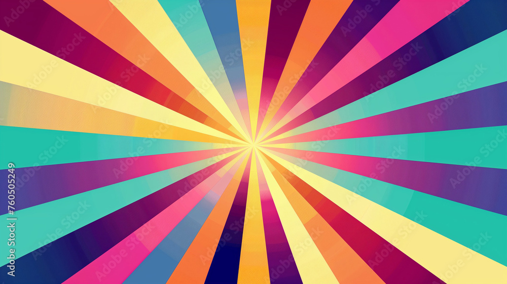 Bright sunburst background. Rays diverging from a central point. Abstract graphic design horizontal banner. Digital artwork raster bitmap. AI artwork. Bright sunburst background. Rays diverging from a central point. Abstract graphic design horizontal banner. Digital artwork raster bitmap. AI artwork.