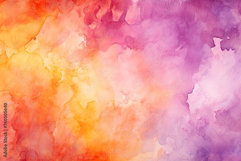 colorful watercolor paint on a sheet of paper