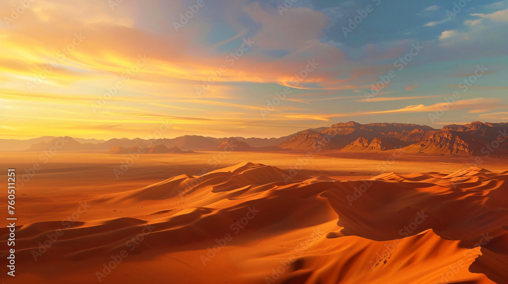 endless expanse of desert
