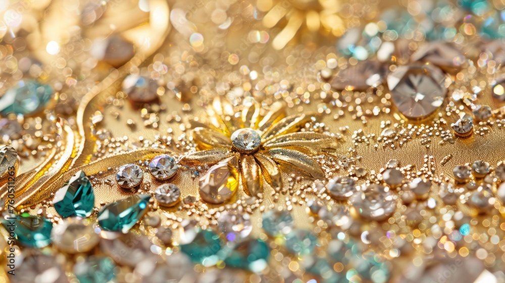 gold and jewels background. gold and jewels background.