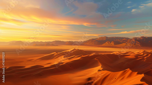 endless expanse of desert 