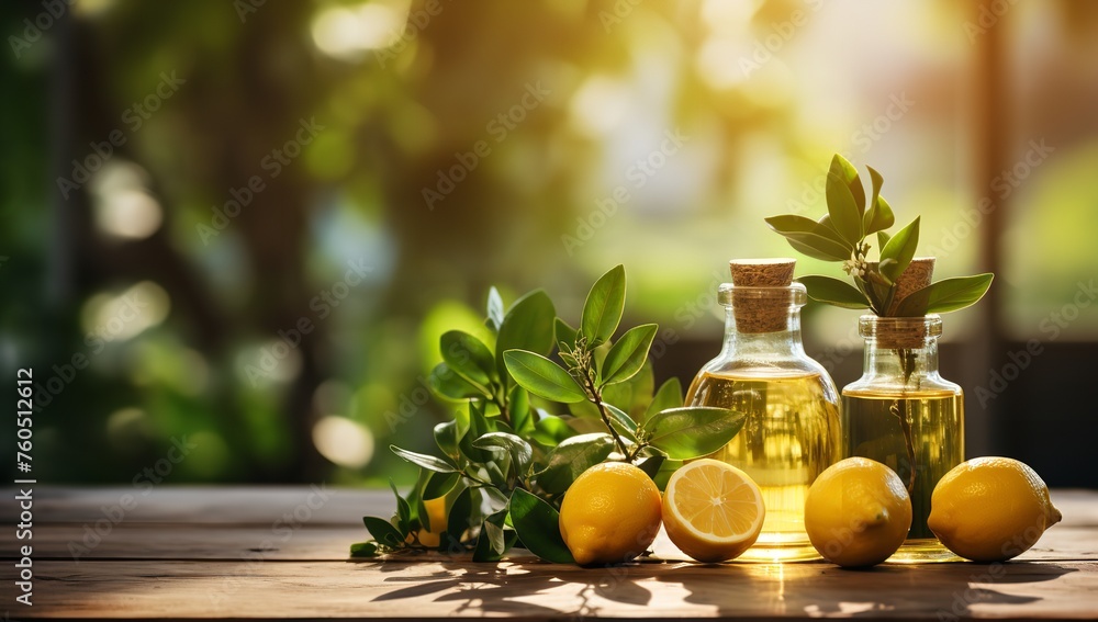 Array of Essential Oils in Glass Bottles with Natural Elements: Aromatherapy and Wellness Concept
Array of Essential Oils in Glass Bottles with Natural Elements: Aromatherapy and Wellness Concept