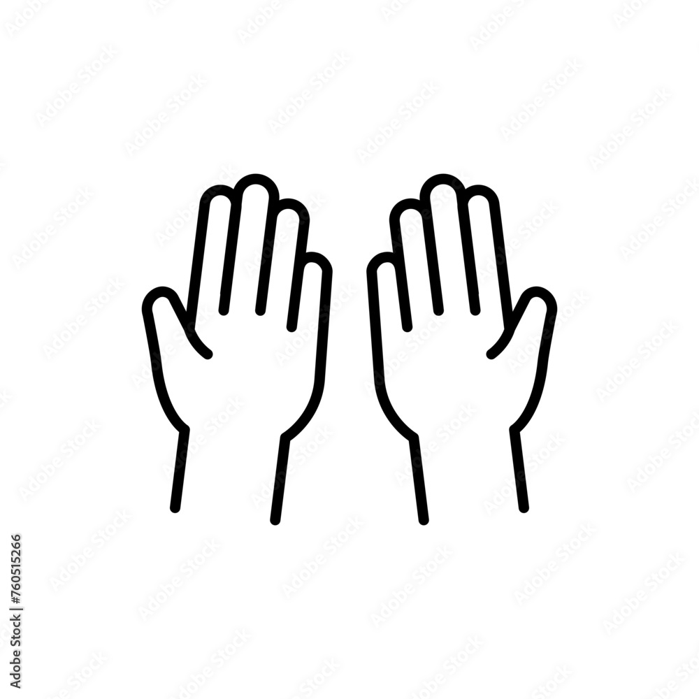 Praying outline icons, minimalist vector illustration ,simple transparent graphic element .Isolated on white background Praying outline icons, minimalist vector illustration ,simple transparent graphic element .Isolated on white background