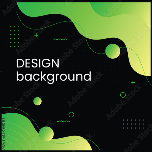 template banner with blue gradient color. design with liquid shape. Dari color background.