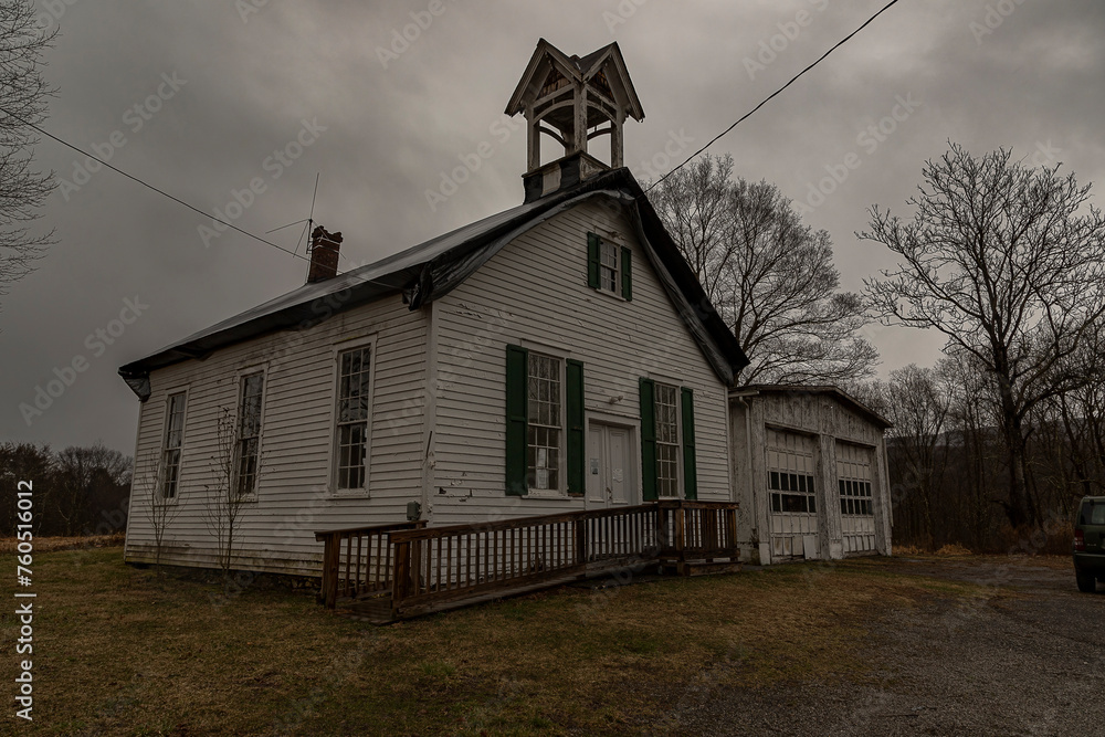 Ταπετσαρία Old schoolhouse in Walpack Center in the Delaware National Recreation Area