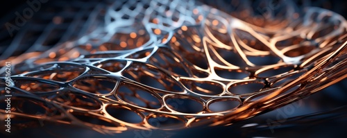 Biomimicry in the design of quantum computers, inspired by the intricate basketry of ancient cultures photo