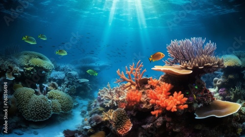 Coral reefs acting as natural quantum computers  solving mysteries of marine life and enchantment