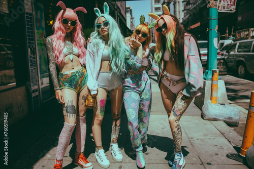 Urban Fashion Bunnies: Street Style Easter Parade
