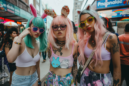 Urban Pastel: A Glimpse into Alternative Street Fashion