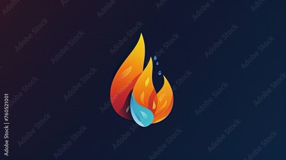 Conceptual logo of several employments Conceptual logo of several employments
