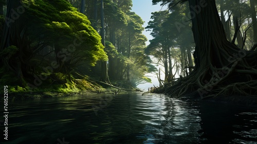 river in the forest